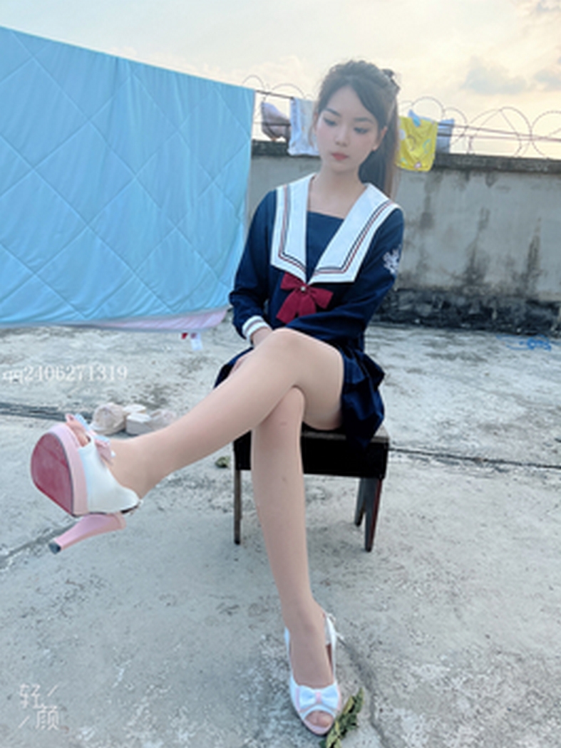 [MSLASS梦丝女神] 2022.07.26 NO.178 JK蓝 张馨