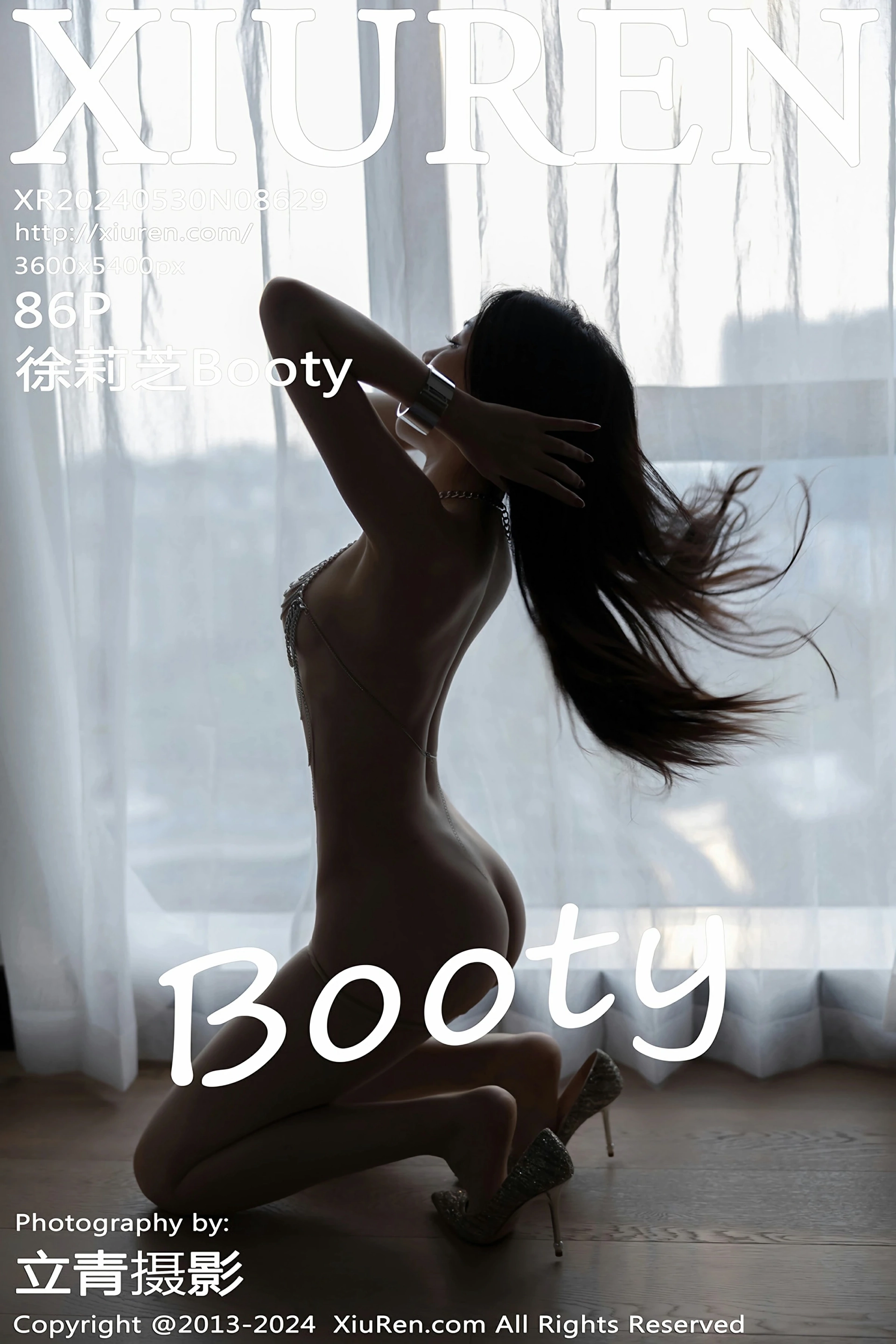 [XiuRen秀人网] 2024.05.30 No.8629 徐莉芝Booty 淡紫色连衣短裙 性感写真