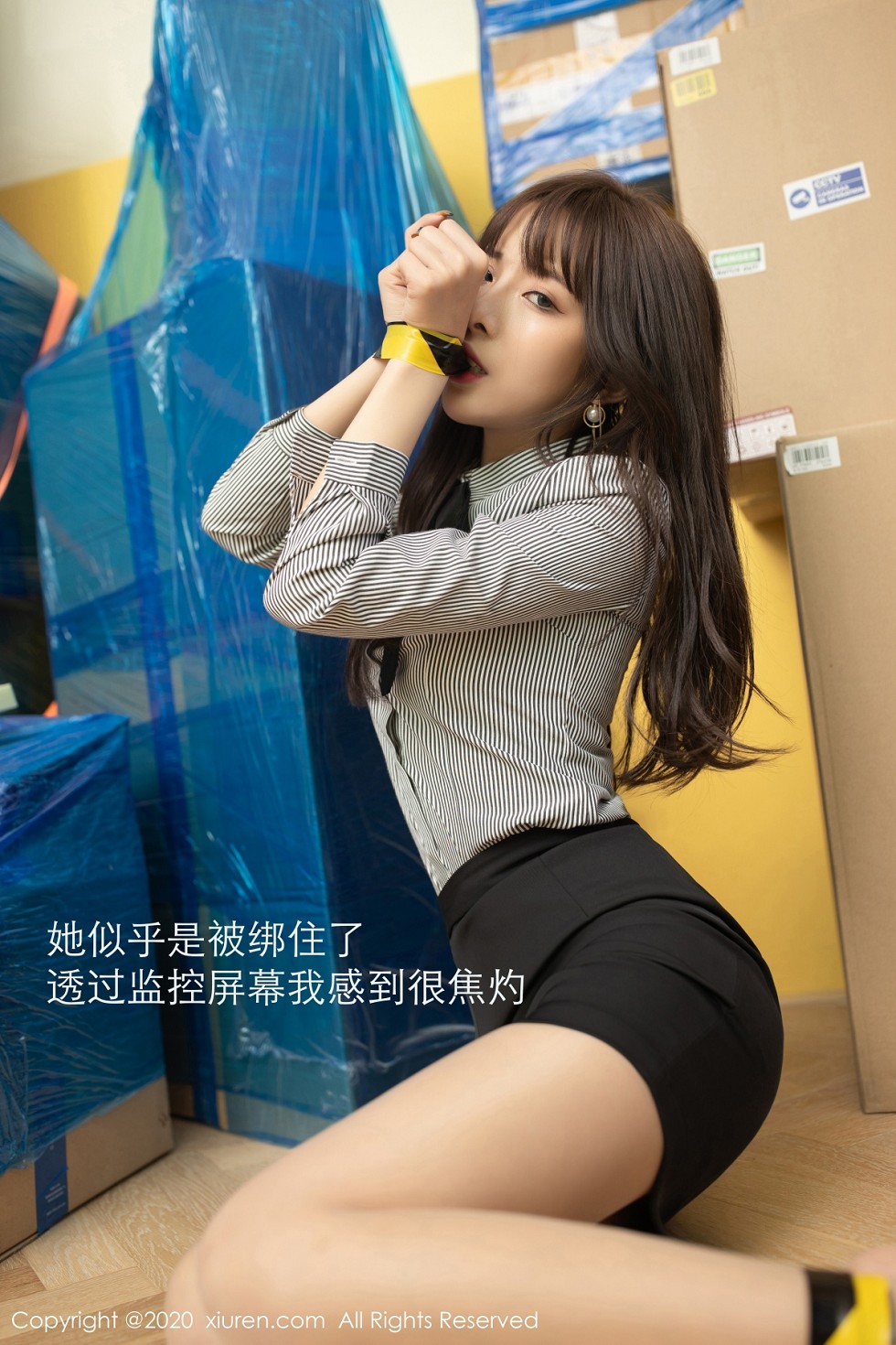 XiuRen第2900期_嫩模陈小喵仓库监控剧情主题白色蕾丝内衣配肉丝裤袜诱惑写真75P XiuRen第2900期_嫩模陈小喵仓库监控剧情主题白色蕾丝内衣配肉丝裤袜诱惑写真75P
