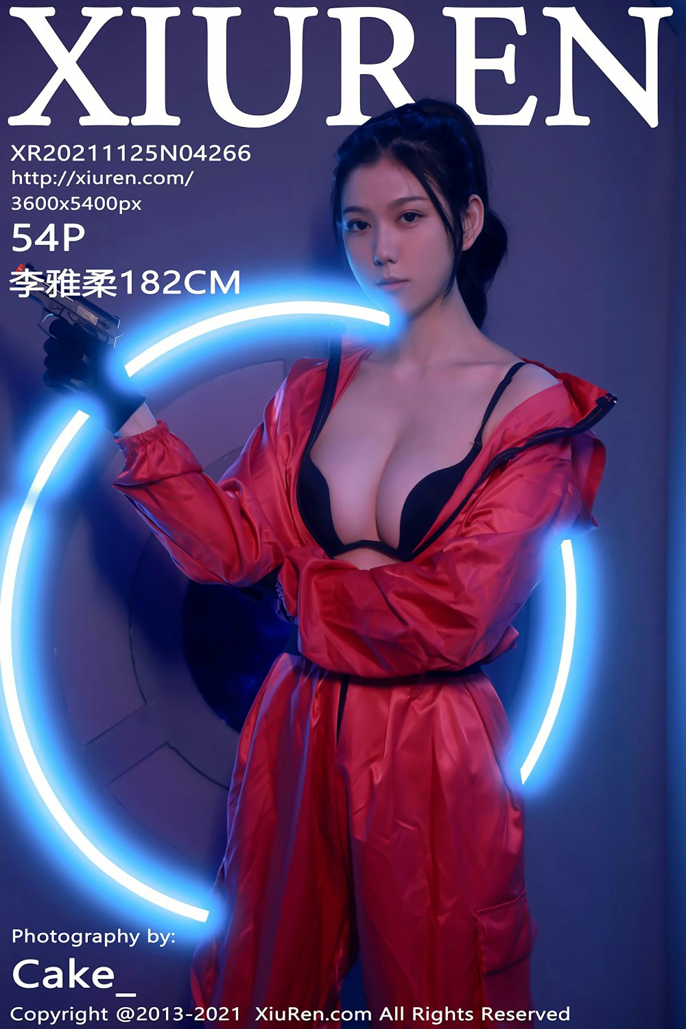 [XiuRen秀人网] 2021.11.25 No.4266 李雅柔182CM 超时空色彩视觉魅惑体验 性感写真
