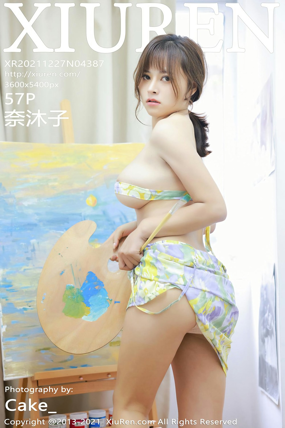 [XiuRen秀人网] 2021.12.27 No.4387 奈沐子 画室创作系列