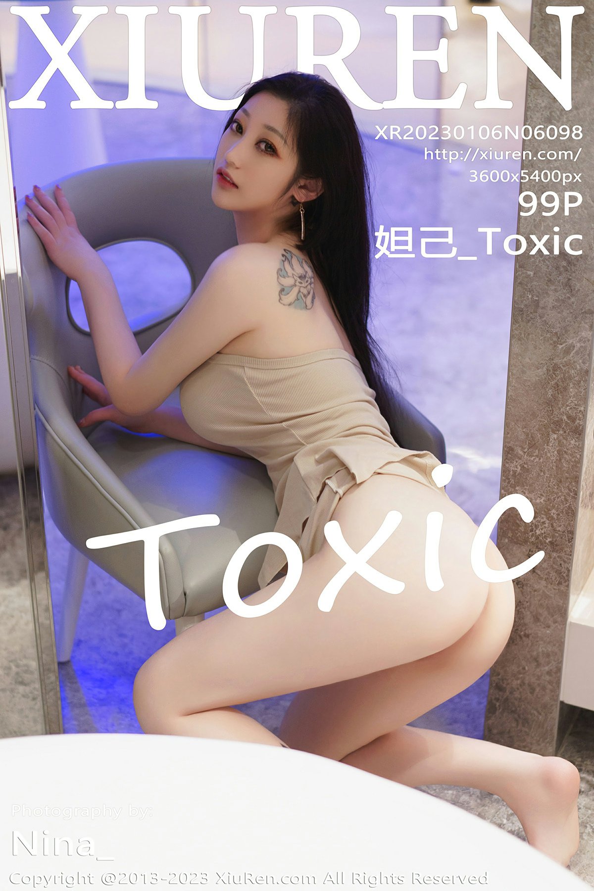 [XiuRen秀人网] 2023.01.06 No.6098 妲己_Toxic 晶莹剔透雪峰美臀 三亚旅拍写真