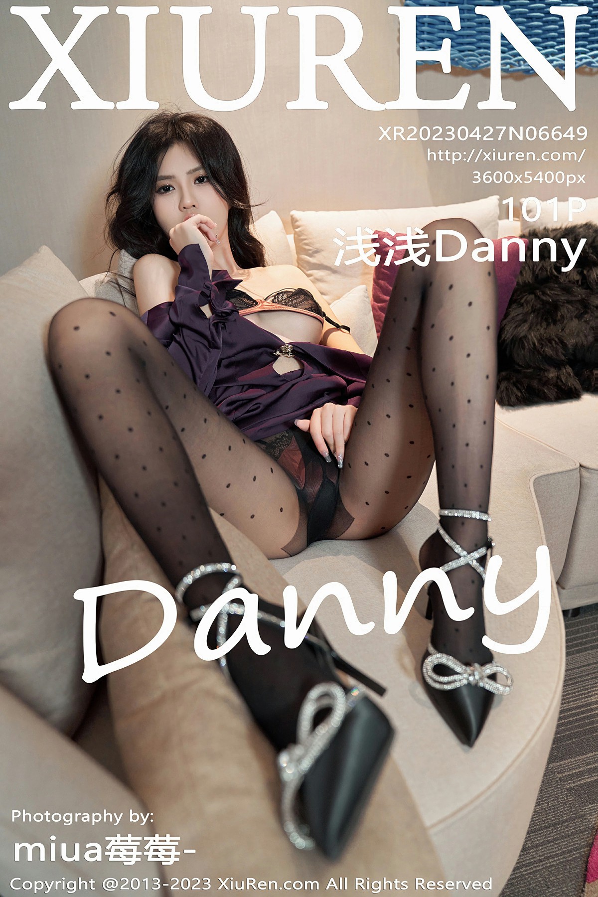[XiuRen秀人网] 2023.04.27 No.6649 浅浅Danny 魅惑黑丝 性感写真