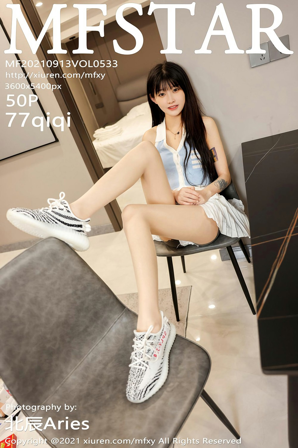 [MFStar模范学院] 2021.09.13 VOL.533 77qiqi 娇美服饰与极致丝袜