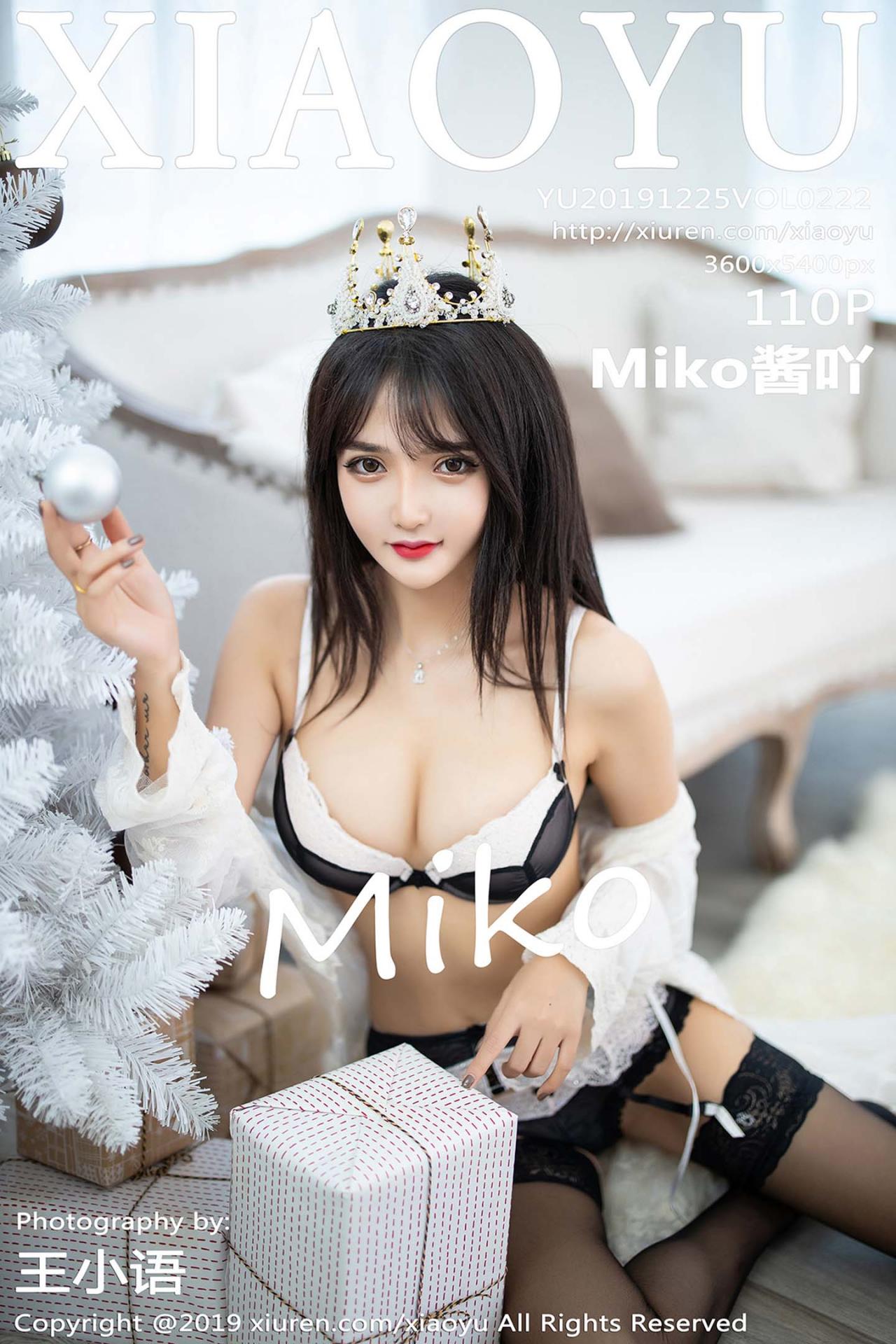 [XIAOYU语画界] 2019.12.25 VOL.222 Miko酱吖 圣诞主题第二部写真