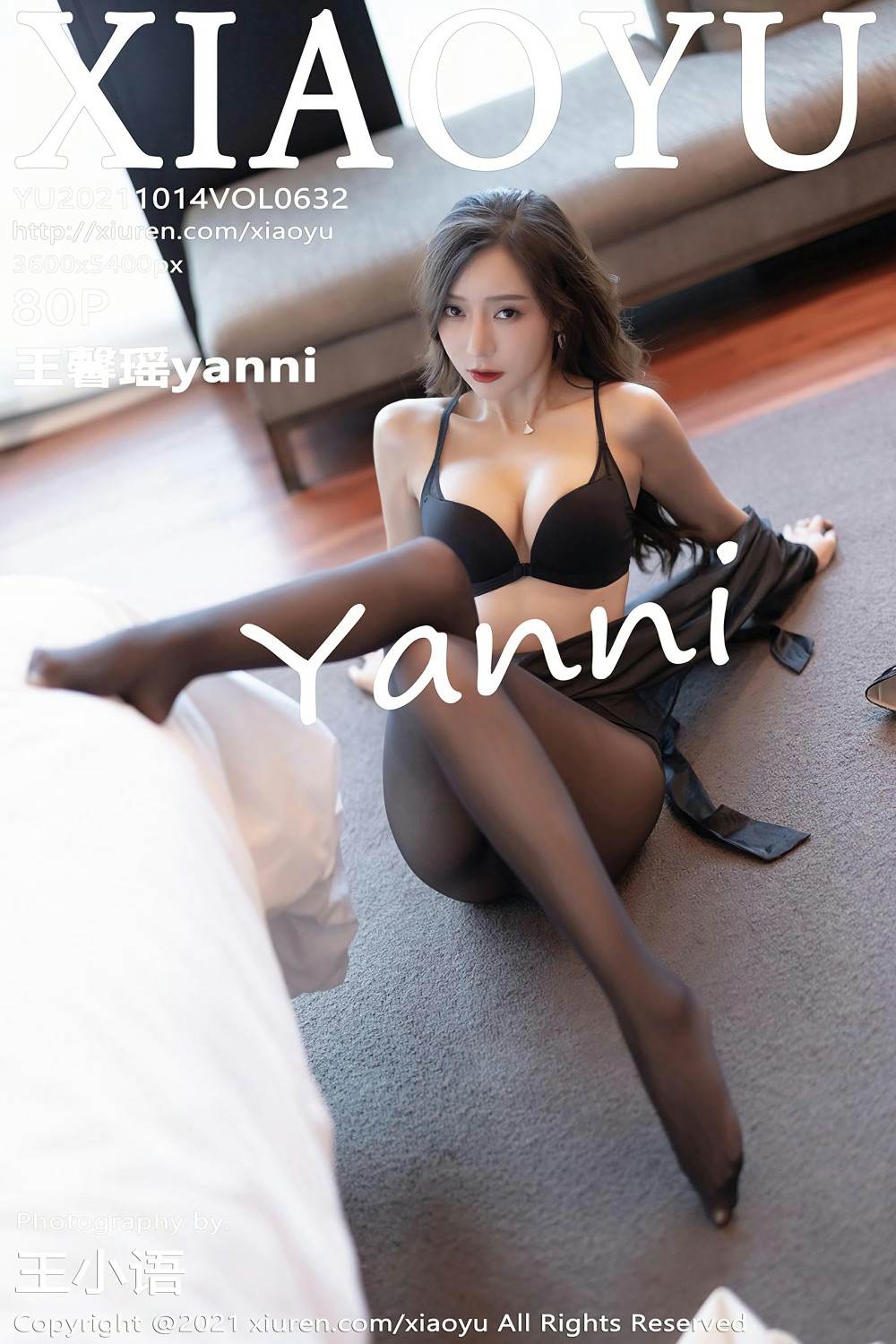 [XIAOYU语画界] 2021.10.14 VOL.632 王馨瑶yanni 黑丝都市OL 性感写真